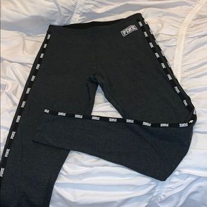 dark grey cotton leggings